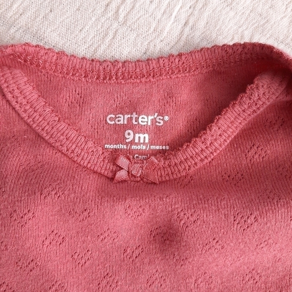 Carter's Long Sleeve Bodysuit Onesie size 9 months - Picture 5 of 7